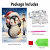 Pearl Painting 5D DIY Christmas Penguin Decorative Painting. Cute Birthday Gift. Handmade Art Painting