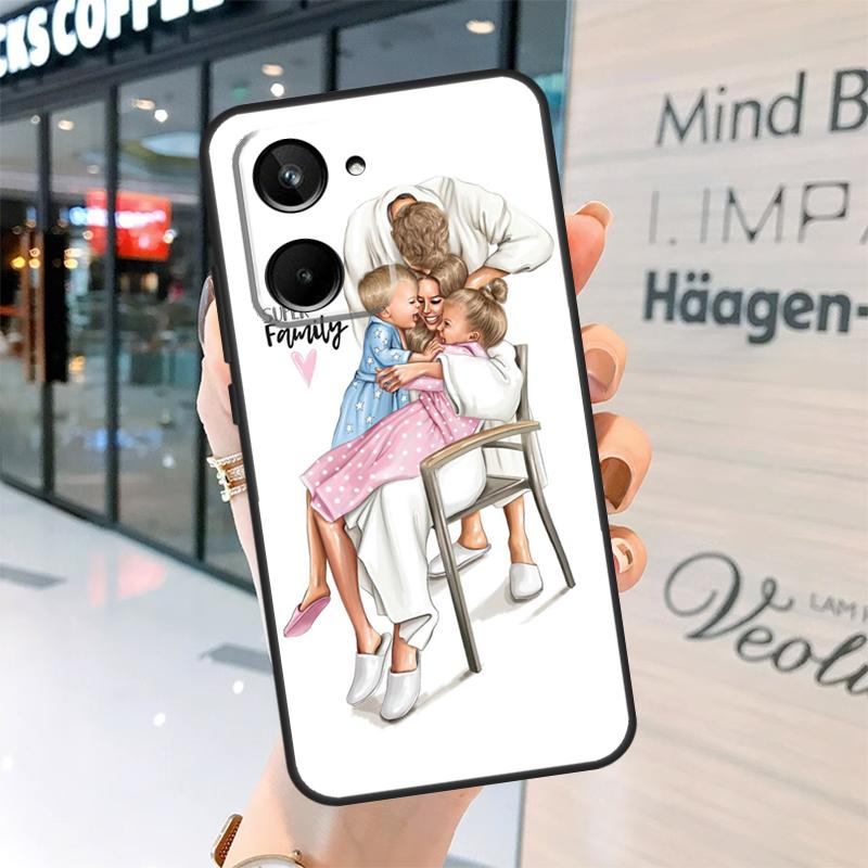 SUPER MOM MOTHER MAMA CUTE BABY Case For Realme GT7 Pro GT6 11 12 13 14 15 Pro Plus C55 C53 C35 C33 C61 C65 C67 C53 C71 C75