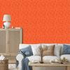 Wallpaper Geometric pattern peach, peach center 50x1000