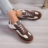 Fashion Women's Casual Shoes 2025 Buckle Sneakers Soft Bottom Anti-Slip Flat Bottom Board Shoes Retro Sports Comfortable Leisure Shoes