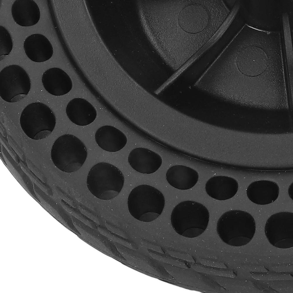 2pcs TPE Rubber Wheelchair Front Casters Anti Slip Solid Rubber Wheels Electric Wheelchair