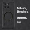 Cases For Motorola G47 G37 G Max Sheepskin Leather Shockproof Case For Moto G87 G77 G67 Magnetic Wireless Charging Phone Cover