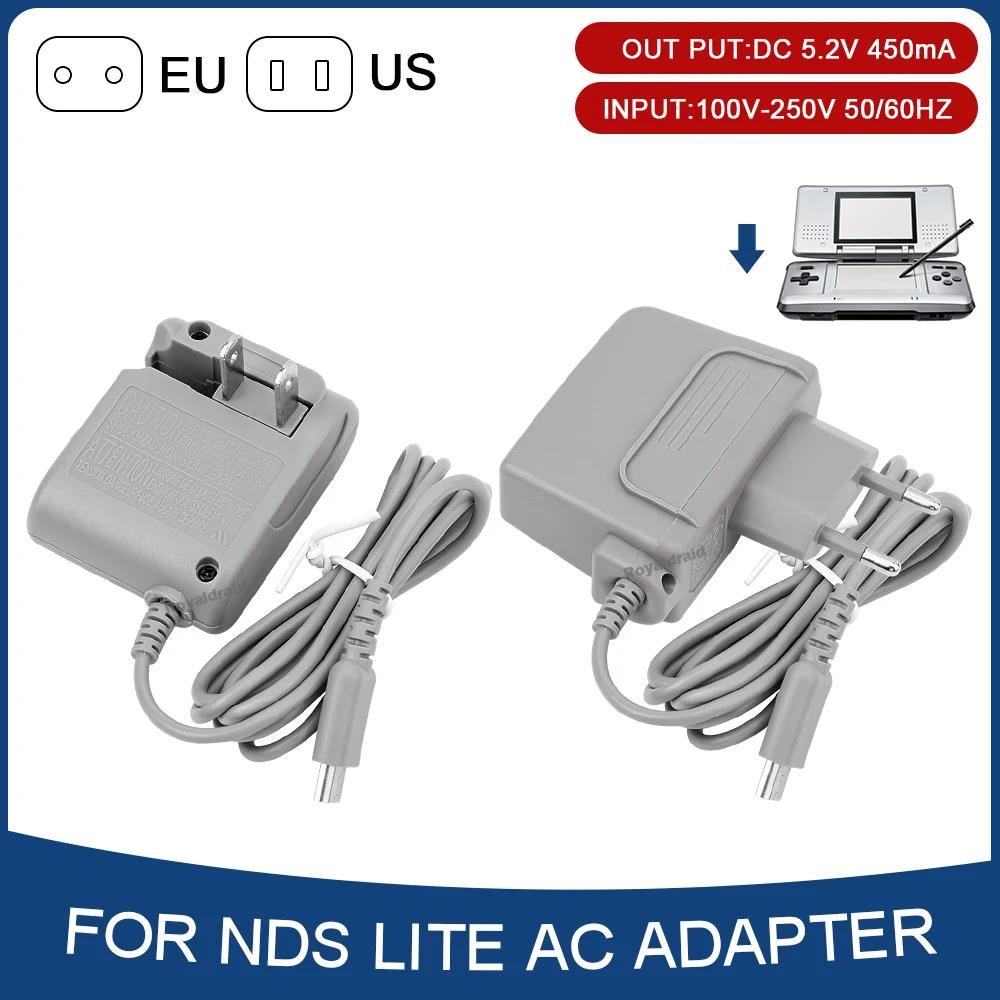 EU US PLUG AC Power Supply Charger Adapter for NDSLite Wall Home Travel Charger AC Power Adapter for NDS Lite