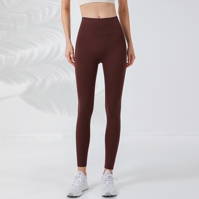 

Новые брюки для йоги с высокой талией: Кроссовер, Подъем бедер, Быстросохнущий, Защита от солнца, Контроль живота, Без видимых швов, Идеально для бега и фитнеса Small