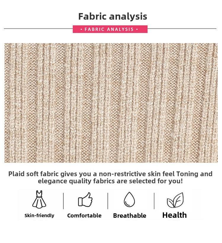 Trendy Slim-Fit Knitted Sweaters for Plus-Size Women - Medium To Long Length, Perfect for Autumn and Winter.