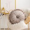 Seat Pillow Ruffle Super Soft Comfortable Touch Full Filling Elastic Decorative Round