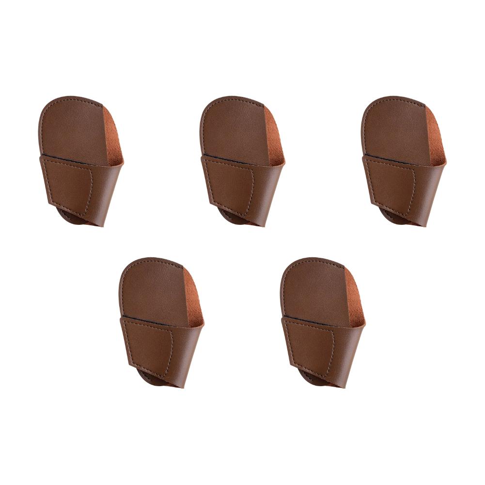 3/5Pcs Universal Portable Golf HeadcoverPU Lightweight Golf Head Leather Cover for Outdoor Sports Golf Equipment Accessories