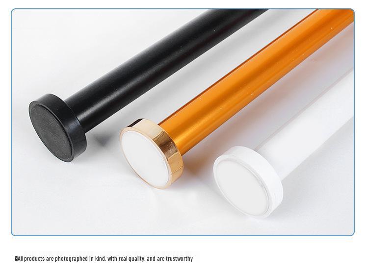 Adjustable Aluminum Alloy Telescopic Rod for Shower, Curtain, or Clothes Drying