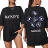 Limted Kpop Katseye Graphic T Shirt Fashion Unisex Women High Quality Tshirts Oversized Cotton Casual Classic Tshirt Streetwear