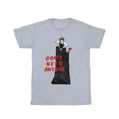 Womens/Ladies Villains DonÂ´t Need Anyone Cotton Boyfriend T-Shirt