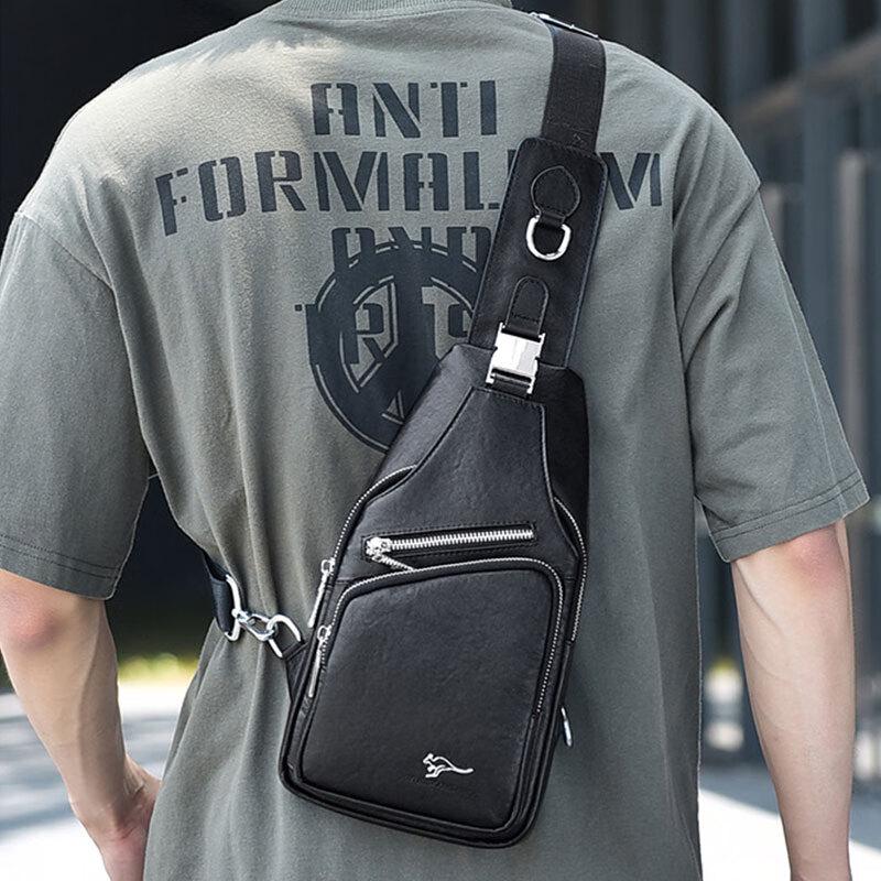 Универсальная мужская повседневная нагрудная сумка YUESKANGAROO