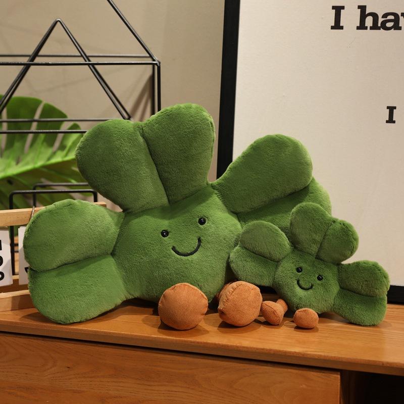 Green Clover Doll Plush Toy Cute Cartoon Doll Ornaments Sofa Seat Cushion