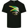 26 Curled Jamaican Flag Jamaica Day Football Mens Cotton T-Shirt Tee Top Unisex T-Shirt