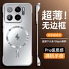 The dazzling gold frameless magnetic phone case is compatible with the Xiaomi 15S PRO full-coverage lens film and 14ULTRA ultra-thin matte finish