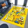 1pc SpongeBob SquarePants Pikachu Adventure Time Chair Mat Non-Slip Carpet for Office Home Decoration Living Room Bedroom Game Room Dormitory Gift All