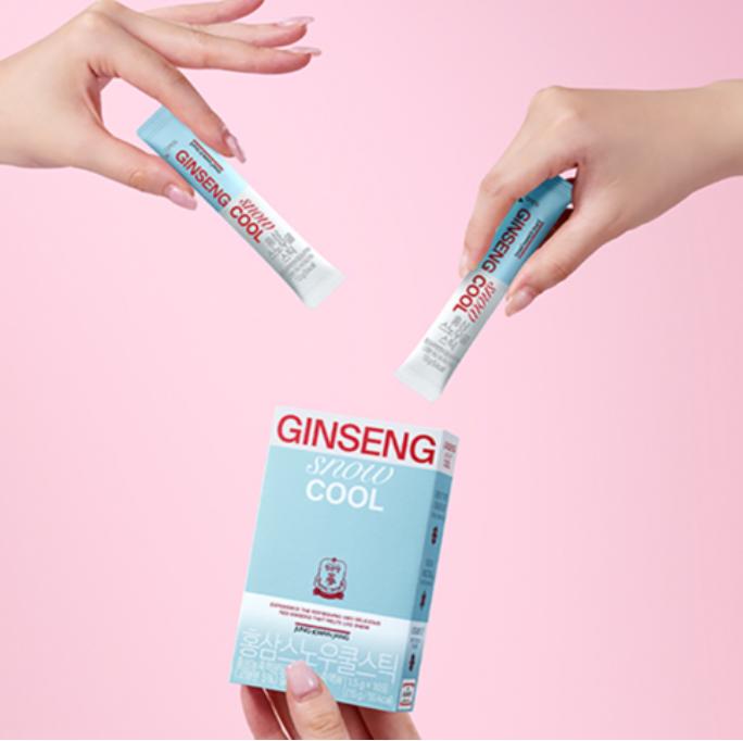 CheongKwanJang Red Ginseng Snow Cool Stick 10p, 15g | Refreshing Ginseng Stick