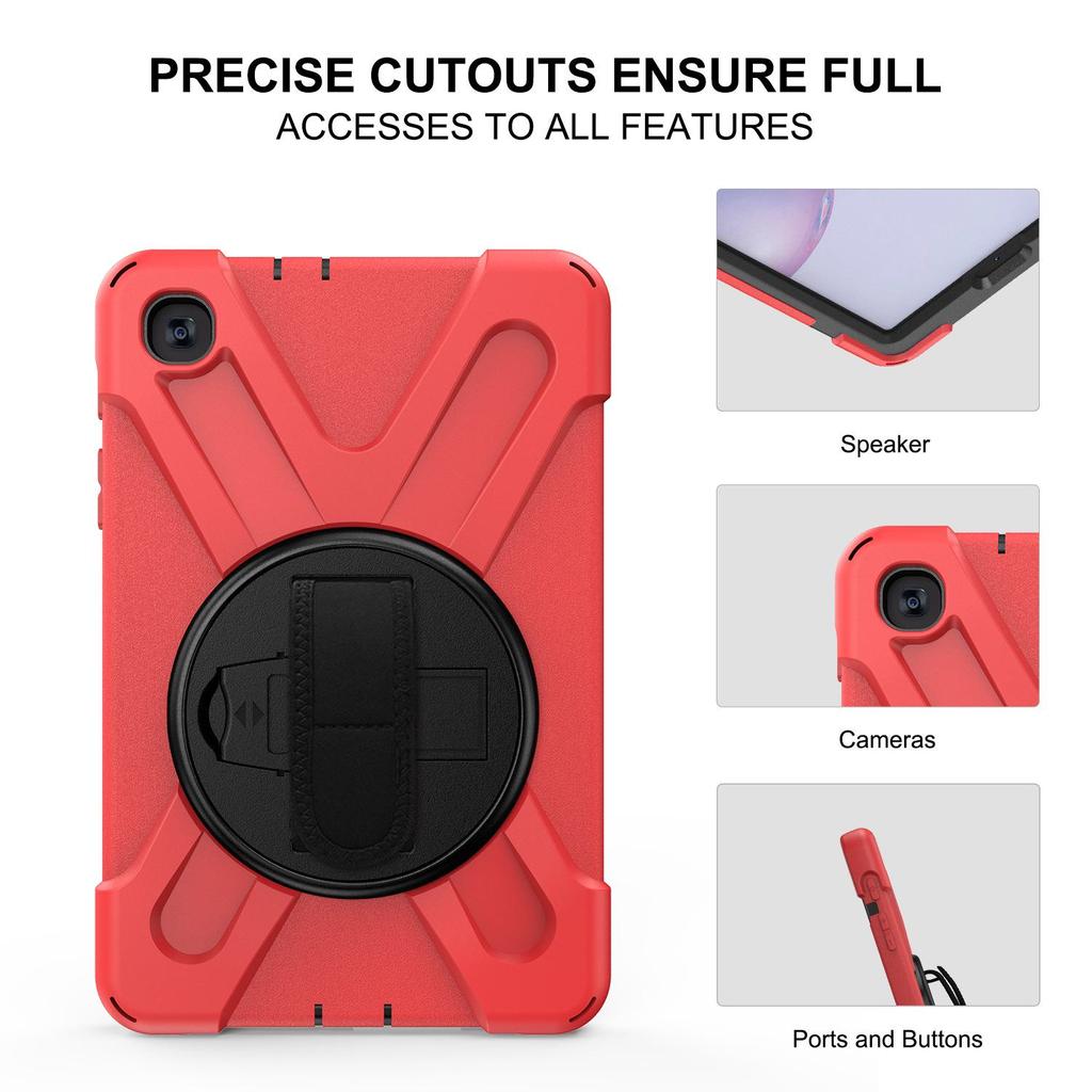 8,4" T307 Anti-Drop-Tablet-Schutzhülle mit drehbarer Halterung – handliches, verbiegungssicheres Design