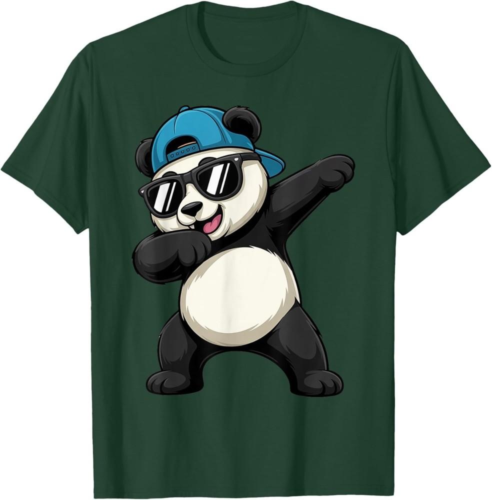 

Футболка с танцующей пандой для мужчин, детей и малышей, милая футболка с танцующим животным S
