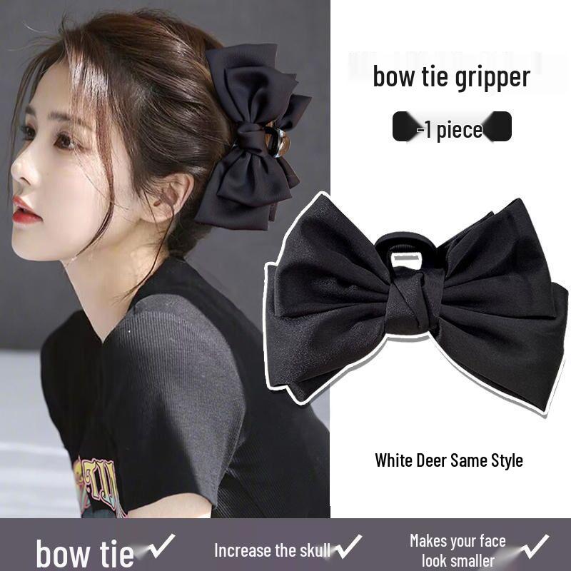 

Double-sided Princess Bow Claw Clip - Large Hair Accessory for Women