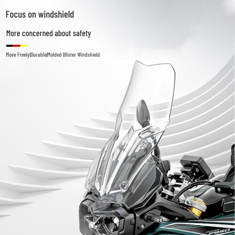 BMW F750GS/F850GS Modified Front Windshield - Enlarged & Heightened