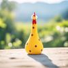 Long Neck Garden Statues Resin Animal Figurines Creative Garden Sculptures  Indoor Outdoor