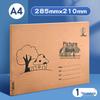 Children's A4 Blank Sketchbook for Beginners - Ideal for Drawing and Painting in Kindergarten and Elementary School Art Classes