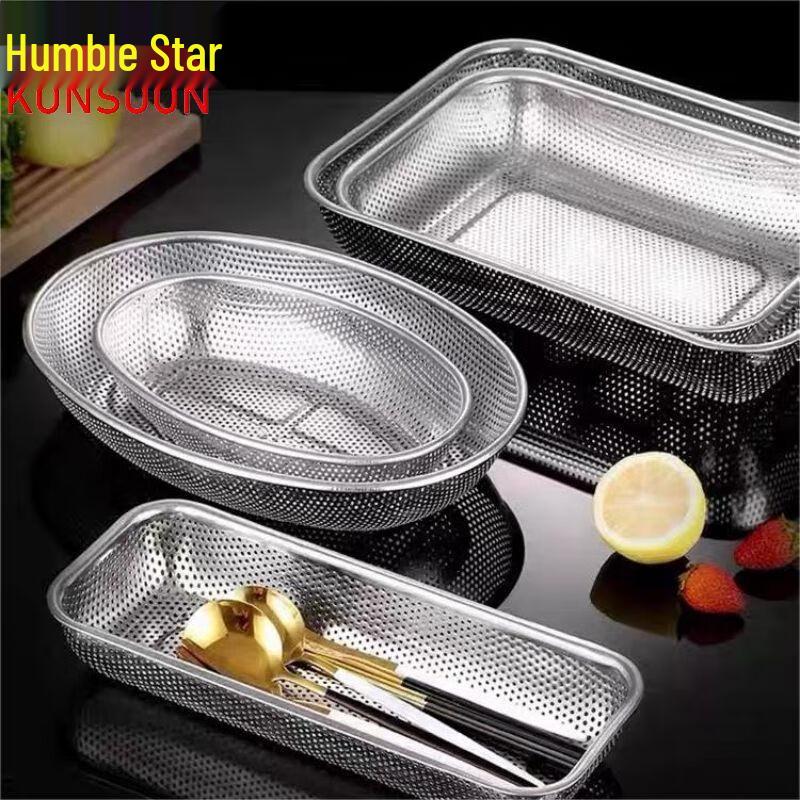 Stainless Steel Utensil Drainer and Storage Basket