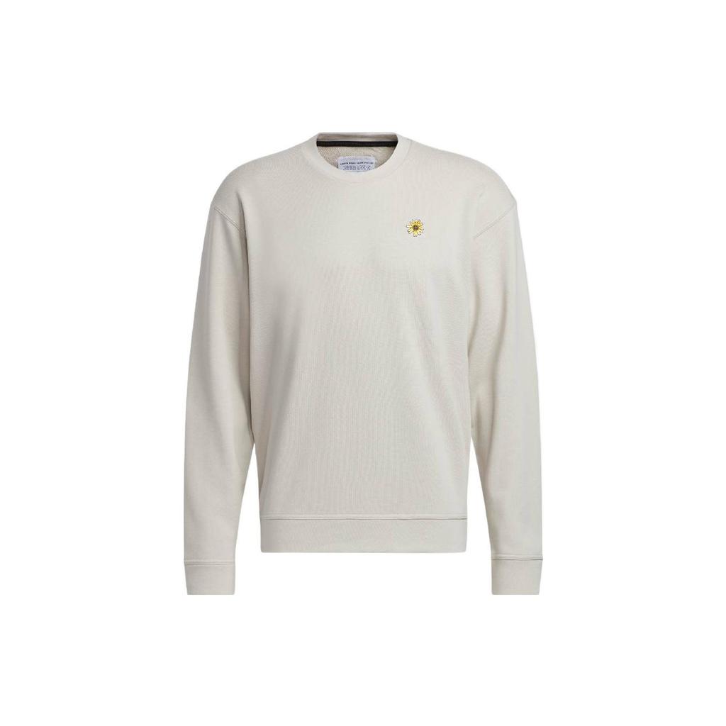 Adidas Sweatshirts Unisex Clear Brown Crew Neck Moderate Regular HS5607