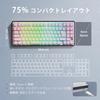 RK ROYAL KLUDGE X87 Gaming Japanese Translucent PBT Mechanical Compact Gasket RGB Online Driver Creamy Switches Keyboard, Layout, Keycaps, Keyboard,