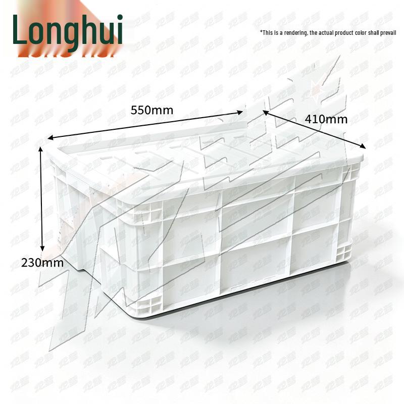 Longhui Plastic Storage Crate with Lid