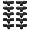 10Pcs 8 11 Barbed Tee with Lock Pipe Connector Hose Fittings for Garden Drip Irrigation