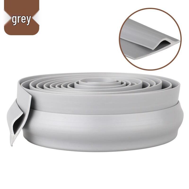 

Края для коврика: отделочная и окантовочная полоса против скручивания 1m-30mm серый