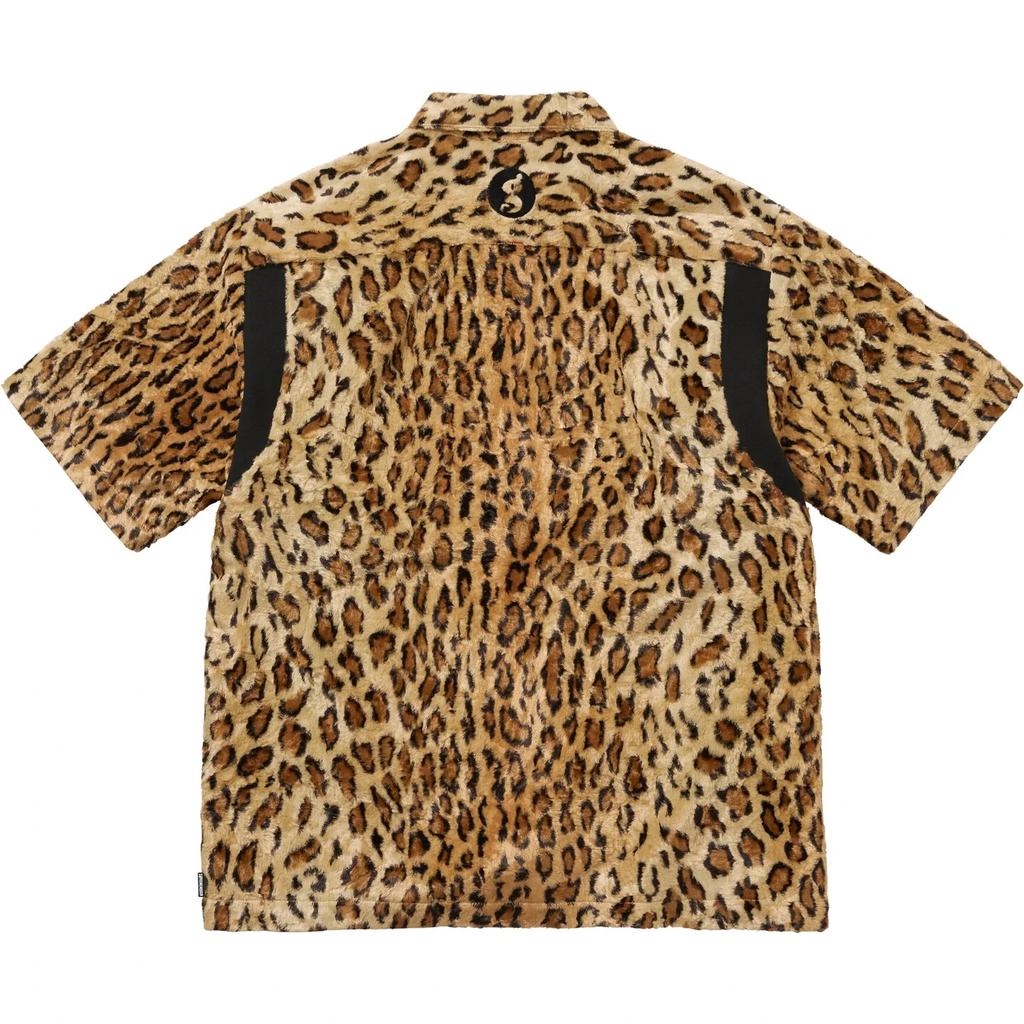 Supreme GOODENOUGH Crushed Rayon S/S Shirt Leopard