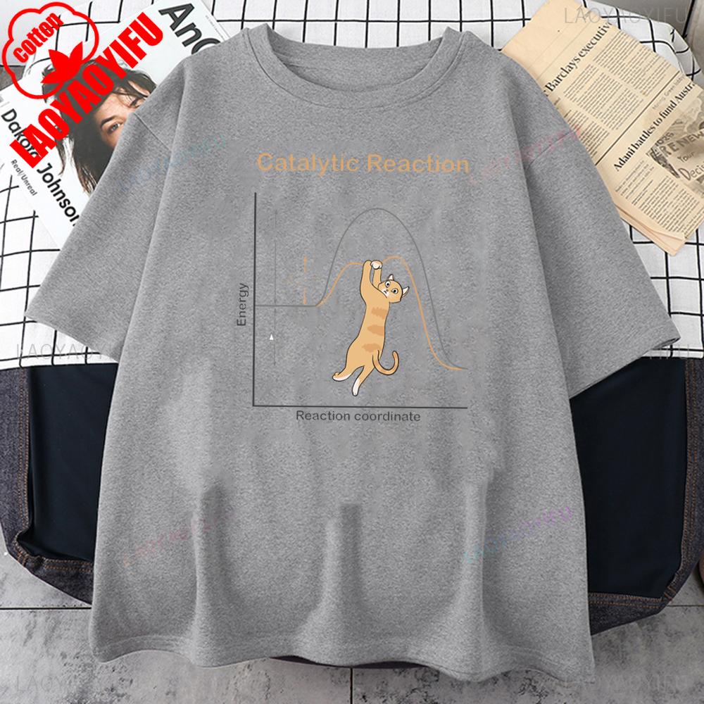 Chemistry Science Physics Mathematics Printed T-shirt Creativity Style Casual for Daily Wear and Casual Outings Harajuku