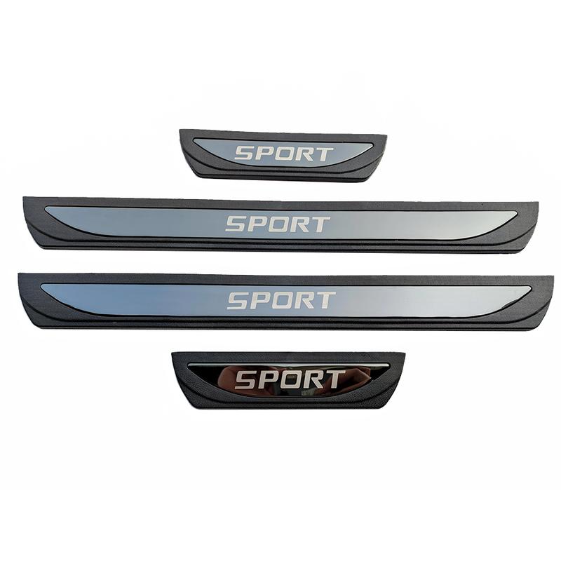 Car Accessories For Nissan Kicks 2024  Door Sill Scuff Plate Protector Auto Threshold Scuff Pedal Trim Stickers 2017