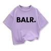 Summer Boys T-shirt Cotton Casual Funny BALR. Print Baby Cool Loose O-neck Tops for Baby Kids Short Sleeve Girls Tees Tops