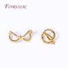 18K Real Gold Plated Pearl Enhancer Clips Pendant Bail Connector Clasps Fittings For DIY Necklace Bracelet Jewelry Making