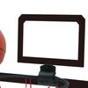 Wall Mounted Basketball Hoop Number 7 Basketball Hoop Kit for Indoor Outdoor Boys Girls Teens Black
