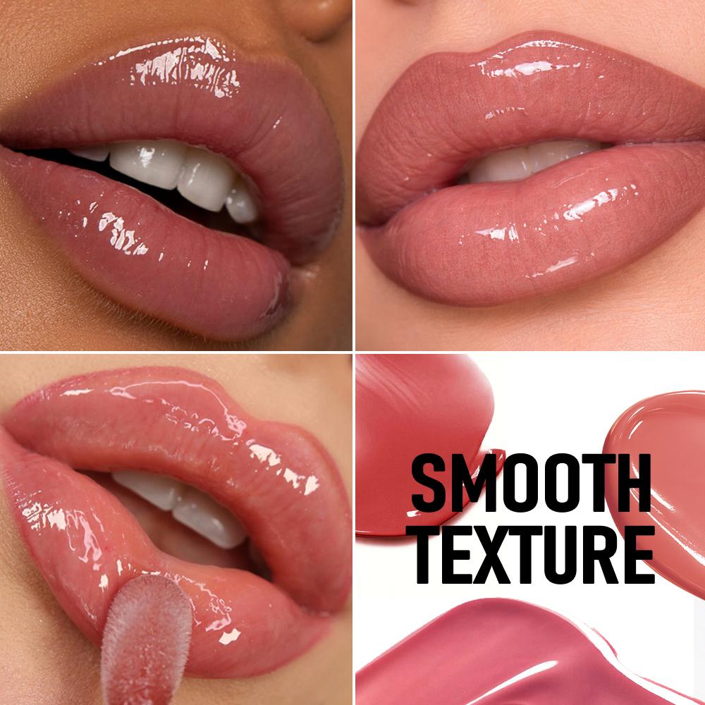 7pcs Water Gloss Lip Glaze Set  7 Colors High Shine Mirror Lip Tint Moisturizing Non-Stick Cup Liquid Lipstick Long Lasting Plumping Lip Gloss Makeup