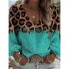 New Women's Vintage Western Pattern Printed V-neck Shirt, Suitable for Summer Vacations and Outdoor Gatherings