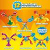 1pcs Neon Power Exoskeletons Limited Collection Superzings Action Figures Dolls Toys Model Kids Xmas Gift SUPERTHINGS series Poseable Articulated
