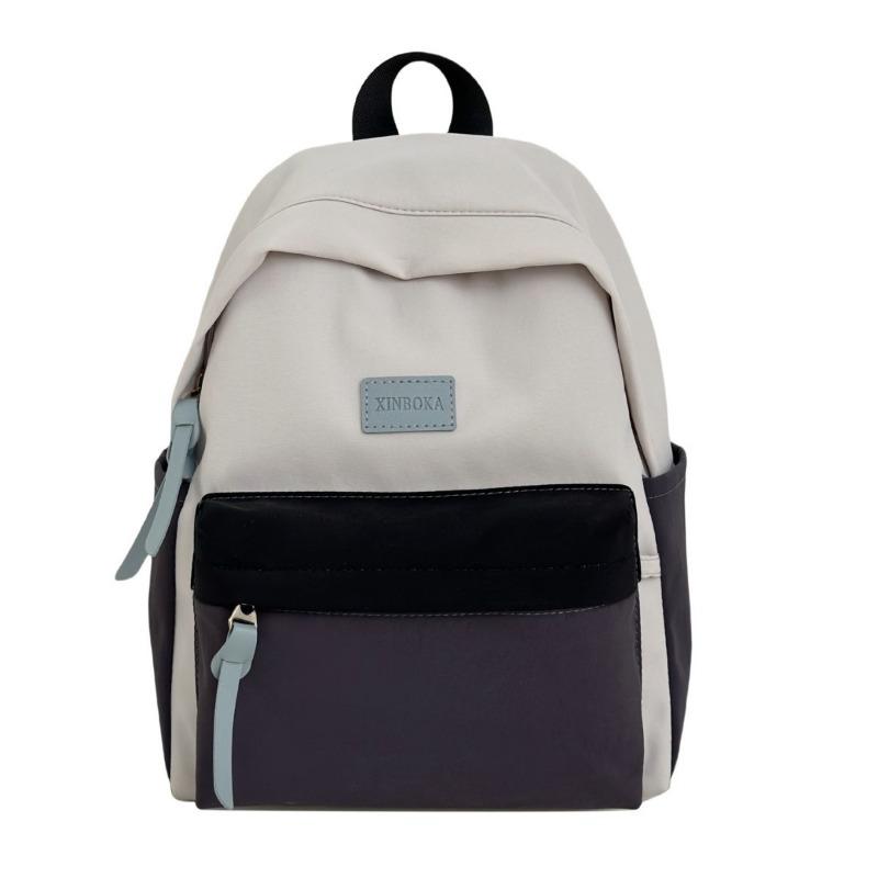 New High-value, Fresh, Sweet and Cute Contrasting Color Backpack, Casual and Lightweight Backpack for Junior High School Students