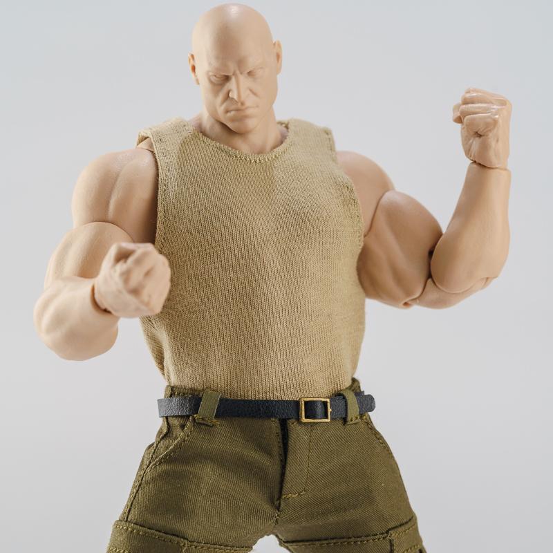 En Stock 1/12 Traje Táctico Fuerte Masculino Verde Militar/Negro Chaleco Ajustado Bolsillo Pantalones de Trabajo para Figura de Acción de 6" WWE C4 Adam MUFF