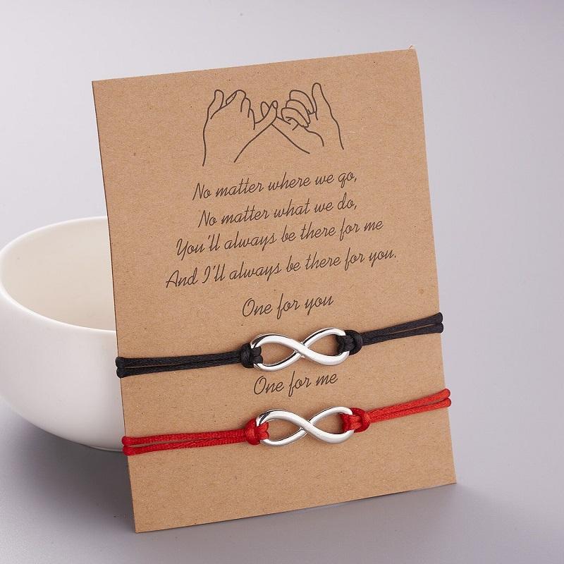 

Новый браслет-шарм наручники для пар дружбы 2 шт./компл. браслеты из вулканического камня браслеты из бисера для женщин и мужчин на удачу Bracelet Style L