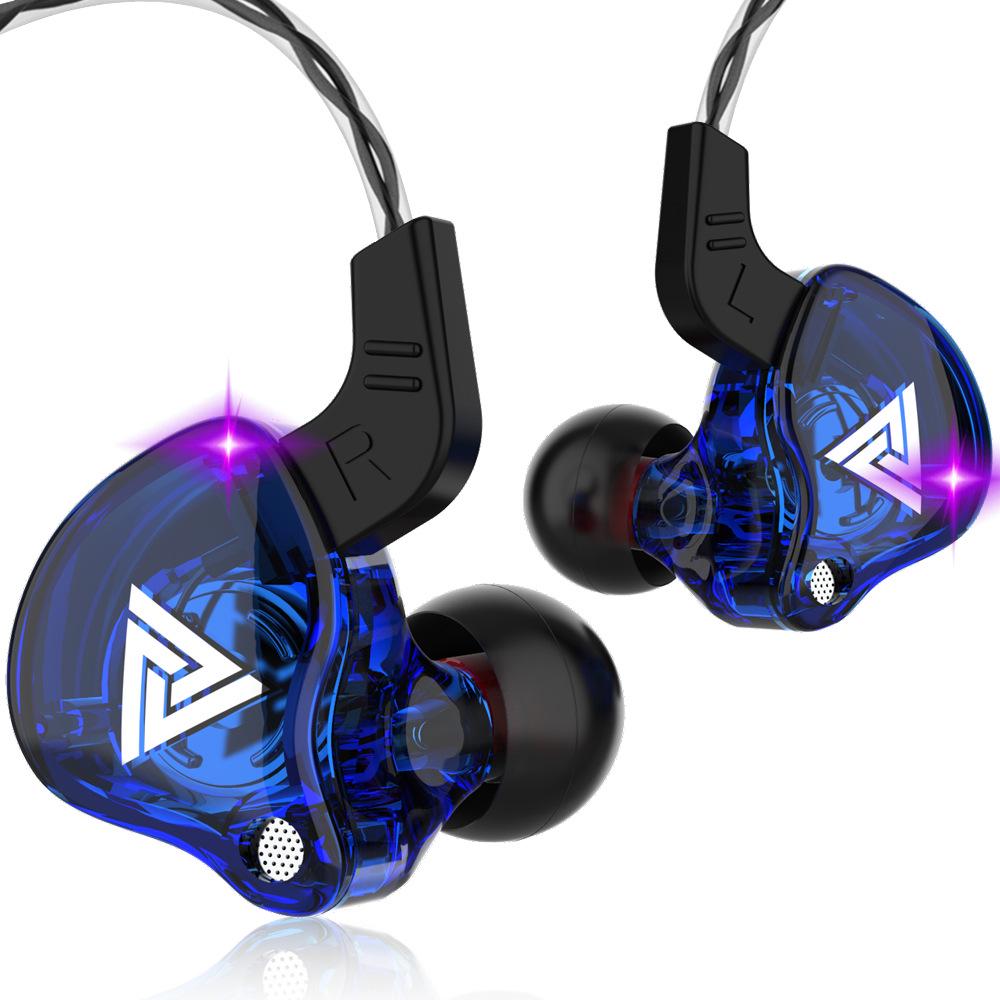 Hot Selling AK6 Wired Earphone Interface Plastic Shell Wired Music In-Ear Headphones