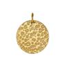 CARLIDANA Gold Plated Jewelry Laser Engraved Logo Tags Pendant Jewellery Oval Stainless Steel DIY Name Round Coin Disc Charm