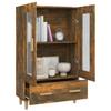 vidaXL Highboard Räuchereiche 70x31x115 cm Holzwerkstoff