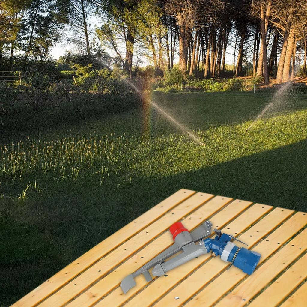 1 X 1 Zoll Bewässerungssprühgerät Sprinkler Großflächenbewässerungswerkzeug 35-40m