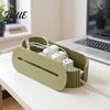 Cord Storage Organizer Cable Management Box with Cover Power Strip And Electrical Fireproof Box Organizer for Home Office Desktop Wire