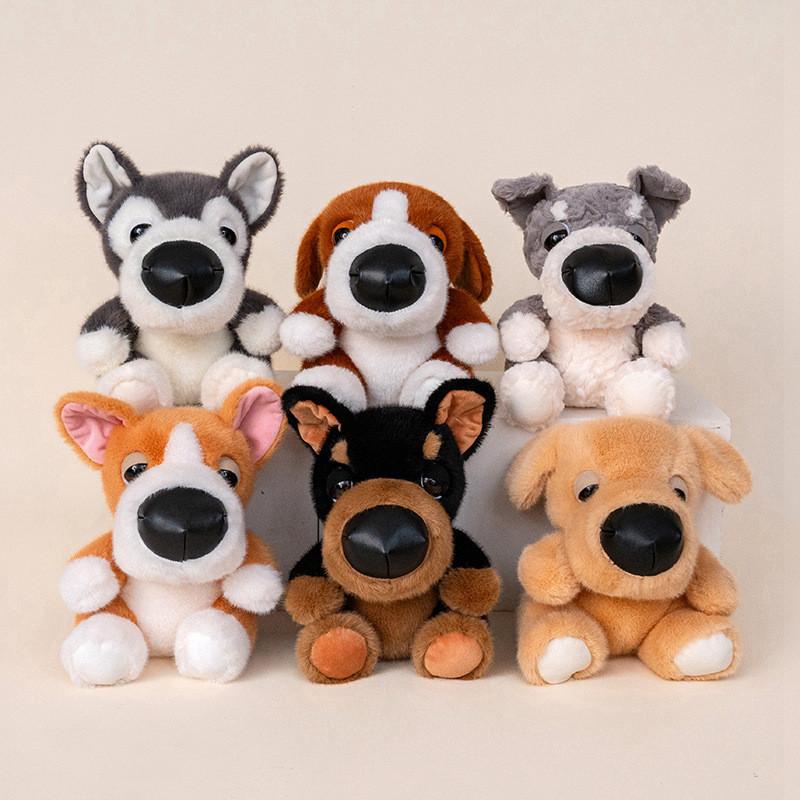 Cute Husky Plush Toy With Pp Cotton Filling For Kids And Collectors